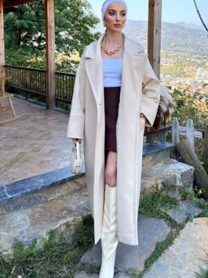 Long beige coat